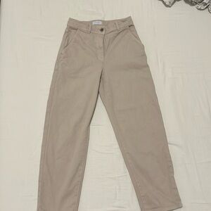 beige jeans from Aritzia